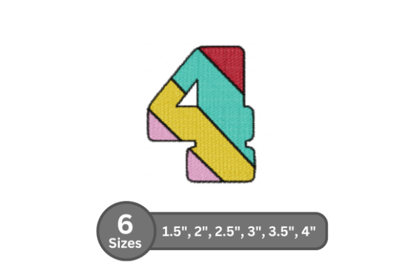 Candy Stripe Number -4