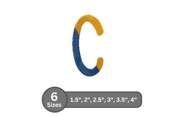 Chalk Split Alphabet - C