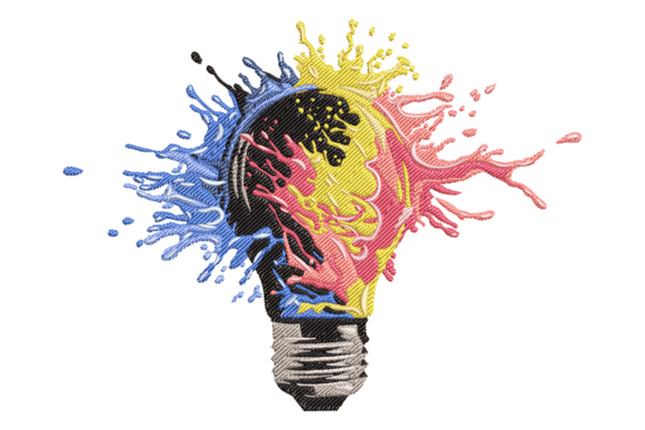 Colorful Light Bulb