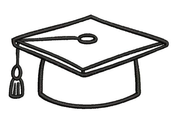 Grad Cap Outline Review