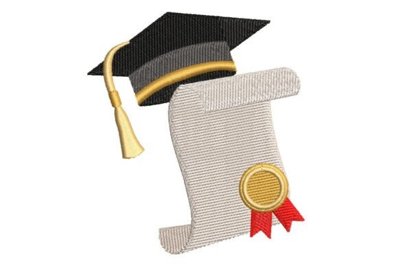 Graduation Diploma Embroidery