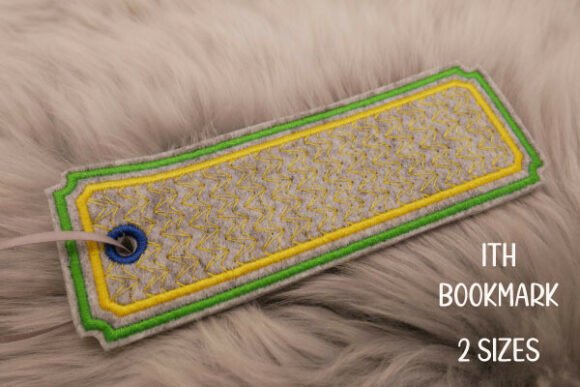 ITH Bookmark – Redwork Fill