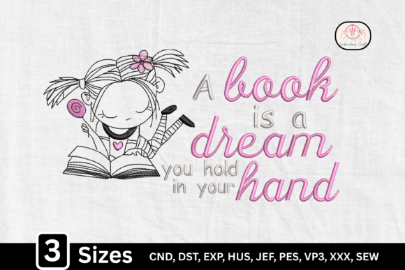 Kawaii Girl Reading Book Quotes