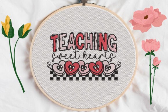 Teaching Sweet Hearts Embroidery