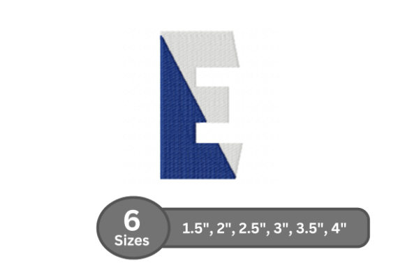 Twin Fill Alphabet - E for Boutique Sweatshirts